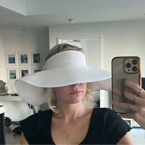 White summer hat